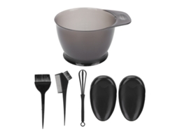 Kit Profesional De Coloración Capilar 5 Piezas: Cepillo, Taza, Peine Y Herramientas De Tinte Para Salón