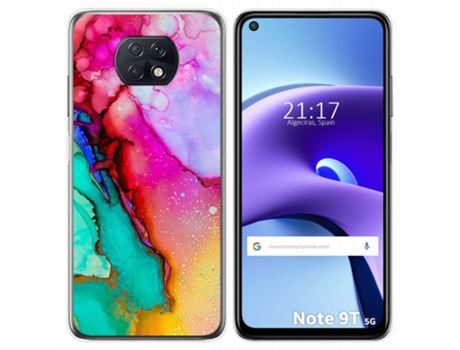 Carcasa Xiaomi Redmi Note 9T 5G TUMUNDOSMARTPHONE Dibujos Multicolor
