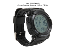 Reloj Multifuncional De Piel Sintética Para Hombre, Luminoso Y Resistente Al Agua - Negro