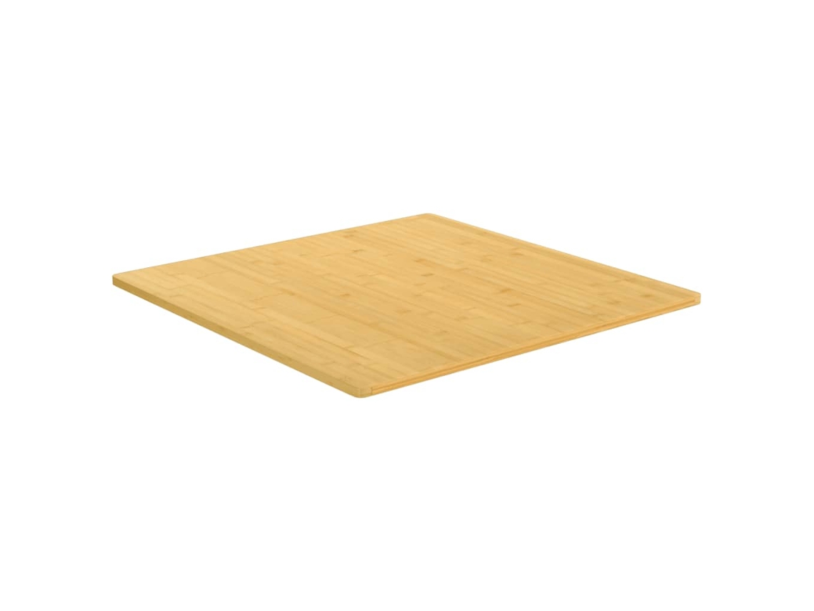 Tablero De Mesa | Tablero De Escritorio | Superficie De Mesa De Bambú 70x70x1,5 Cm