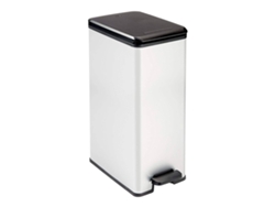 Cubo de Basura CURVER con Apertura Basculante (Gris)