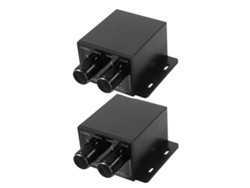 Amplificador De Audio Para Coche De 2 Piezas Con Control De Volumen Y Graves Ajustables.