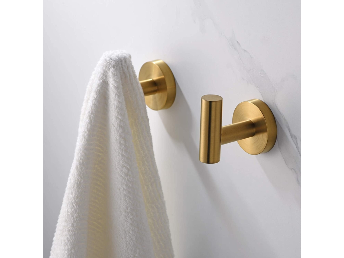 Gancho Para Toallas De Acero Inoxidable Sus304 (dorado)