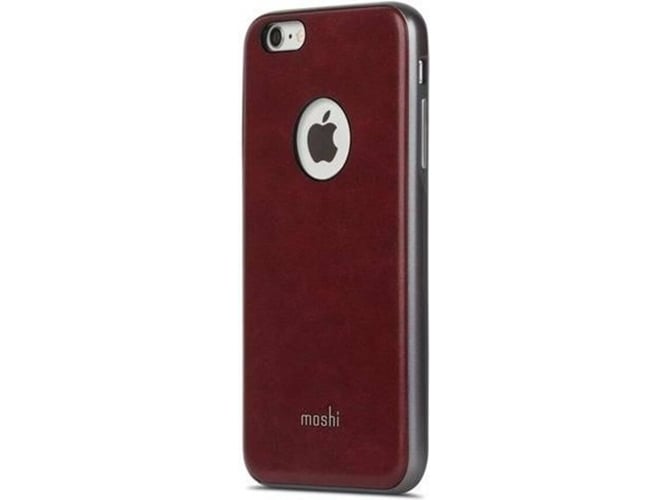 Funda iPhone 6 Plus, 6s Plus MOSHI iGlaze Napa Rojo