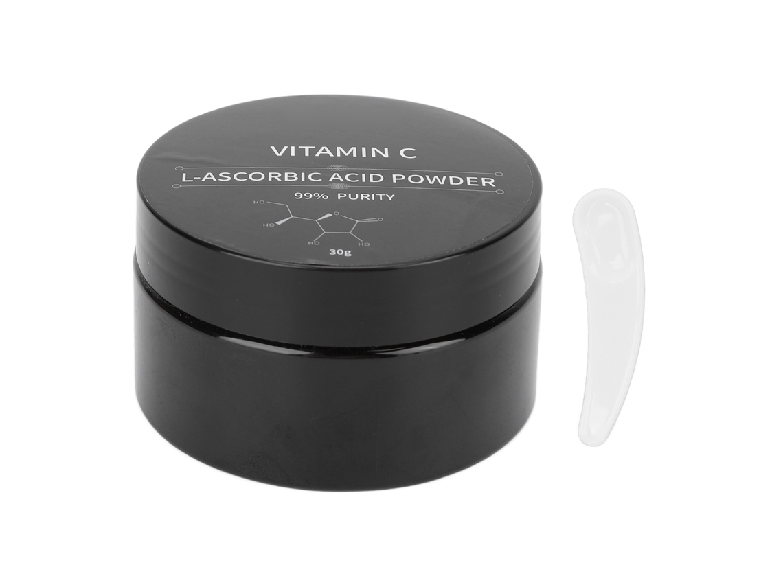 Polvo De Vitamina C (ácido Ascórbico) Para Blanqueamiento De Piel, Eliminación De Manchas Y Puntos Oscuros, Cuidado Facial 30g