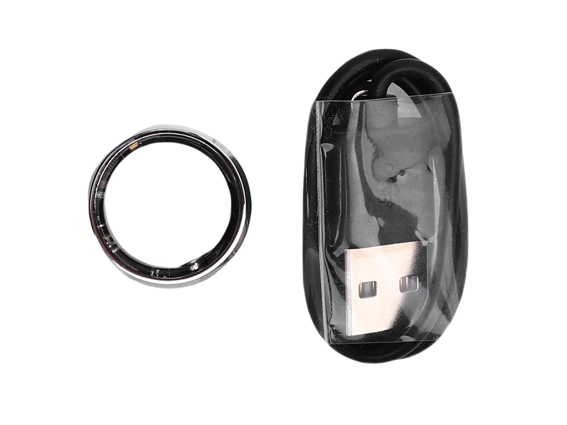 Anillo Deportivo Inteligente (agua Resistente, Múltiples Modos Deportivos) Anillo Con Incrustaciones De Diamantes Moda Portátil Cámara Bluetooth De Bajo Consumo Plata 10
