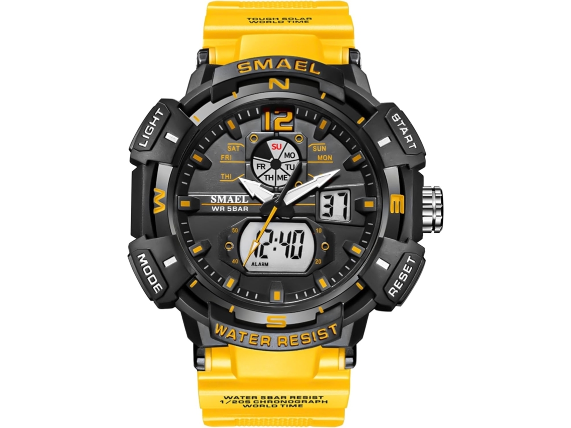 Classic Business Easy Reader Reloj De Acero Inoxidable De Cuarzo Militar Analógico Luminoso Impermeable De Agua Yuysan