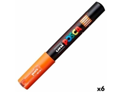 Rotulador POSCA Pc-1M Naranja 6 Unidades