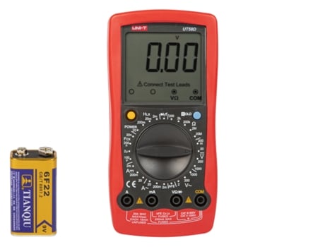 Multímetro digital profesional UT58D - Capacitancia e inductancia Unit-T UNI-T
