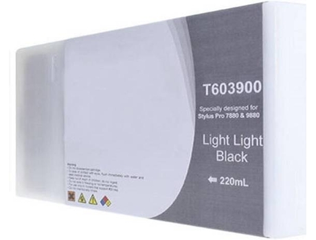 Cartucho para Epson t6039 Gris Claro Tinta de Pigmento c13t603900