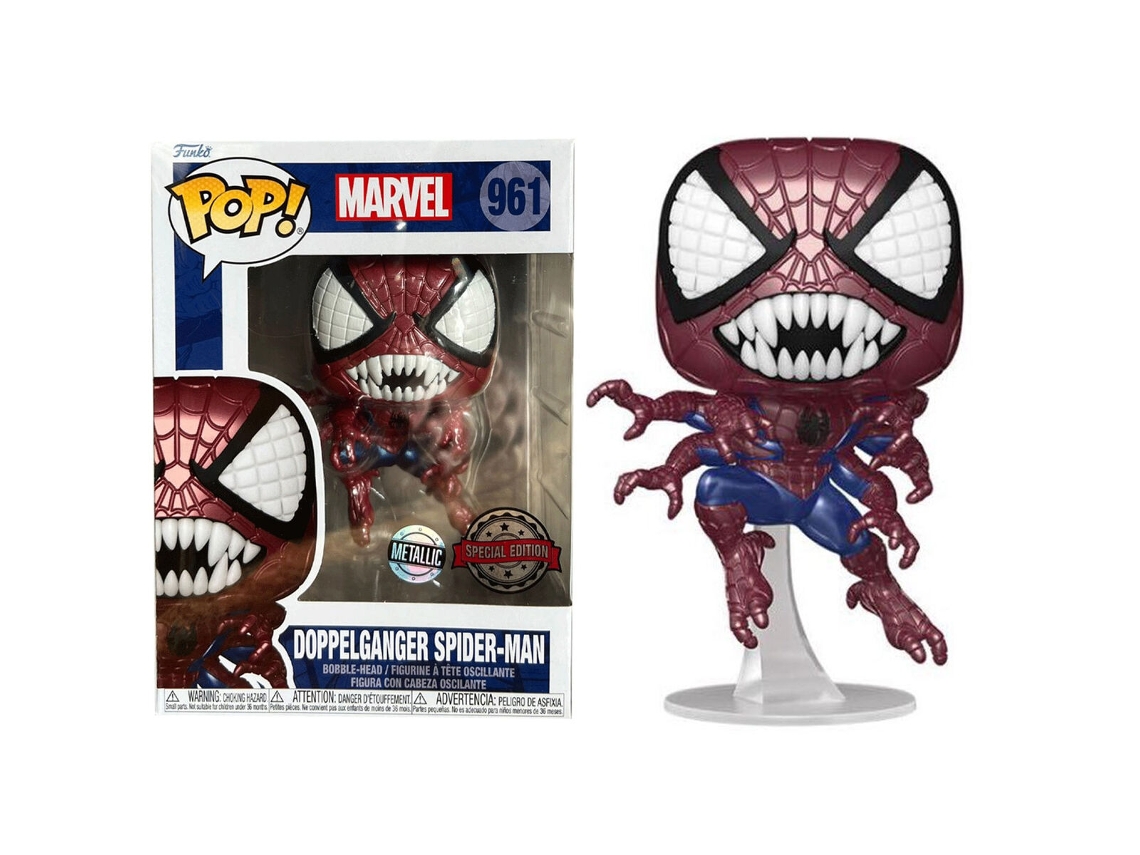 Figura Pop exclusiva de Spider-Man Doppelganger de Marvel B.active