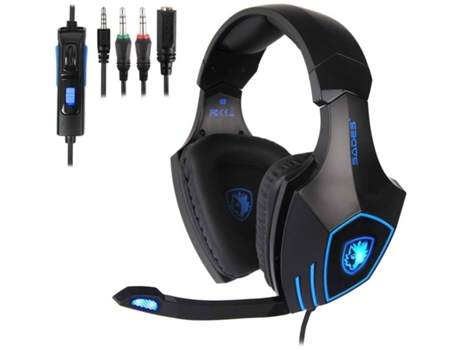 Auriculares Gaming ENKES Estéreo Ps4 para PC Xbox One con cancelación de micrófono