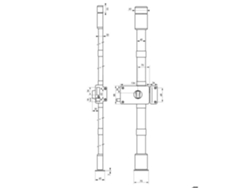 THIRARD Tirador Horga Marrón 140X88Mm Izquierdo 47325