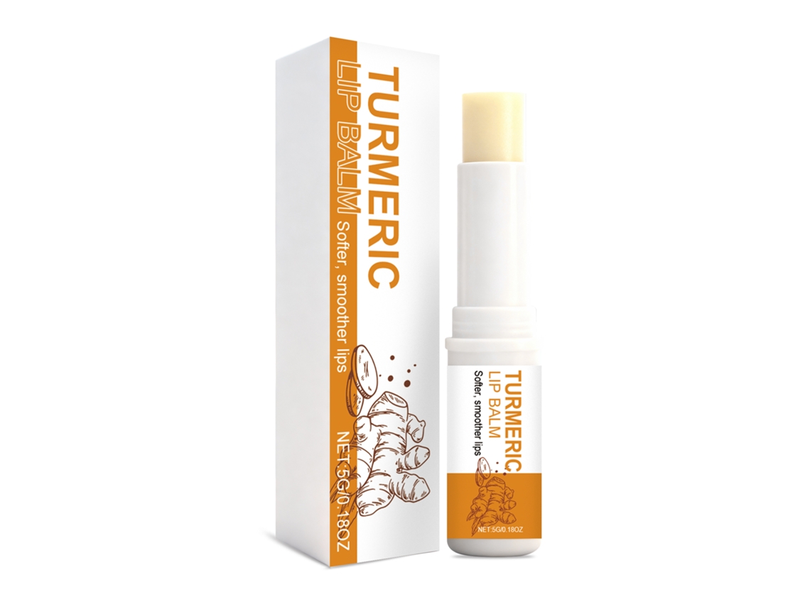 Bálsamo labial con cúrcuma