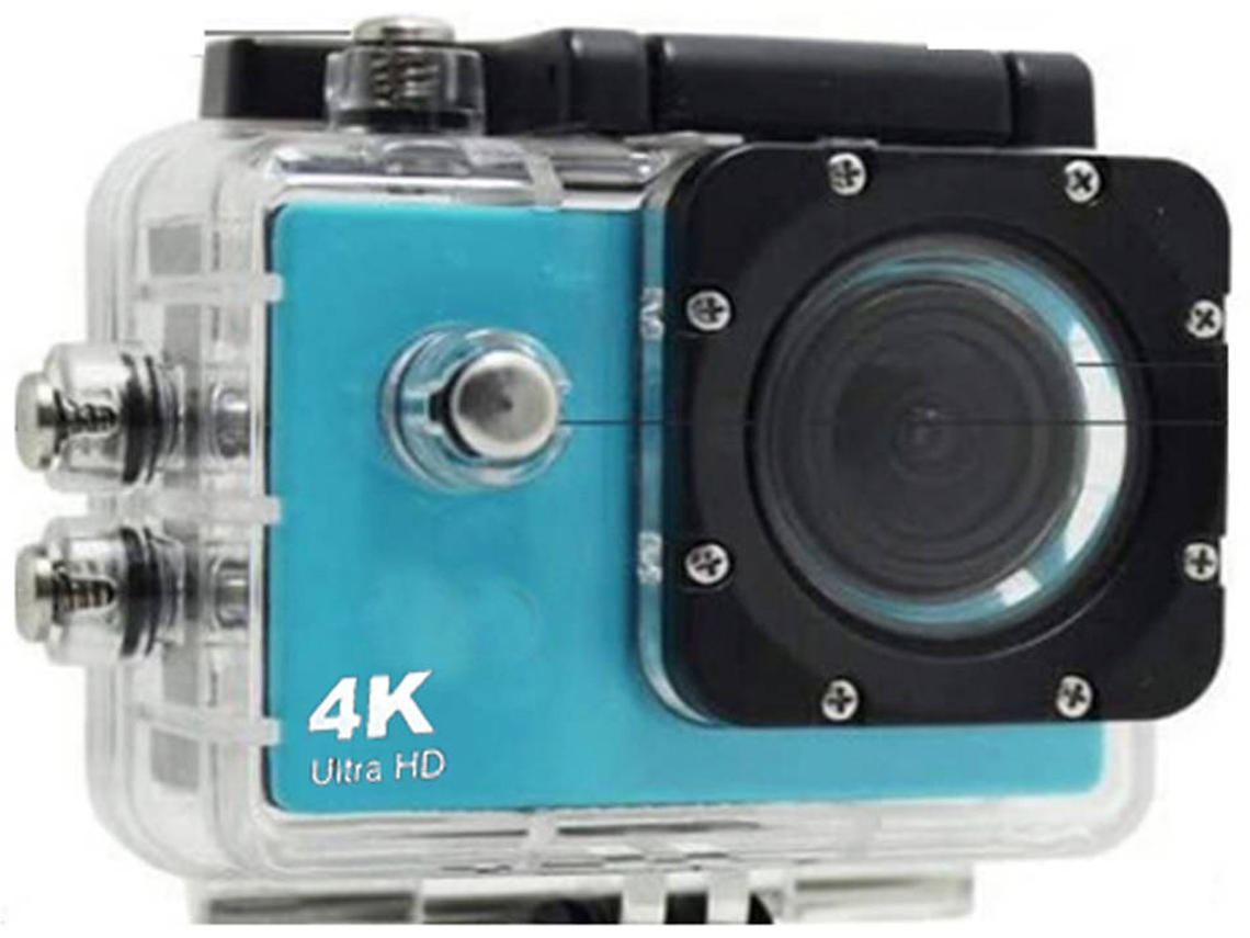 Action Cam KLACK 4K Azul (4K Ultra HD - Wi-Fi)