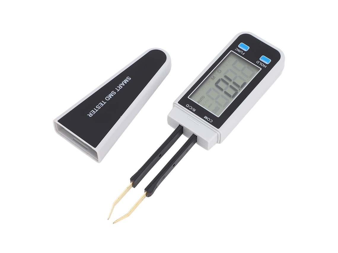 Probador Smd Inteligente Con Pinzas Para Medir Valores De Capacitancia, Inductancia, Diodo Y Resistencia.