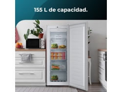 Cecotec Congelador Vertical De 155 Litros Bolero Coolmarket Uf 155 White E. Bajo Consumo, Total No Frost