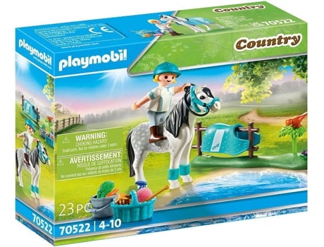 PLAYMOBIL Country: Poni Coleccionable Clásico (Edad Minima: 4 años - 23 piezas)