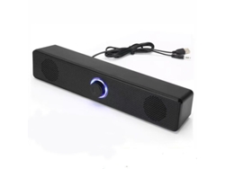 Altavoz Bluetooth Mdug, barra de sonido, monitor, PC, portátil, escritorio, auriculares con cable USB, altavoces duales LED