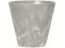 Maceta PROSPERPLAST Tubus Beton Efect (Gris - 30 x 28 cm)