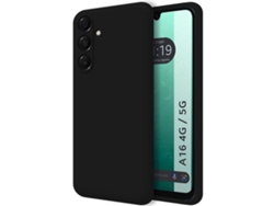 Funda Ultra Negra para Samsung Galaxy A16 TUMUNDOSMARTPHONE Silicona Líquida Textura Suave Negro