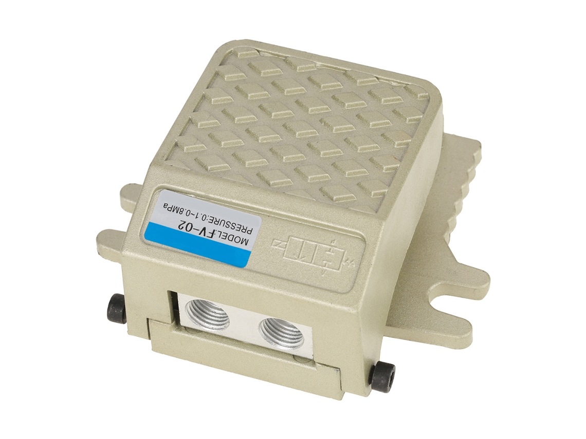 Válvula De Pedal Neumática De Control Por Pie 2 Vías 2 Posiciones Con Rosca Pt 1/4