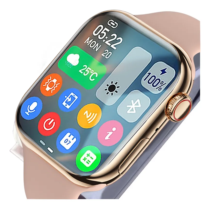 Reloj inteligente de moda para iPhone, Bluetooth, llamadas, IP68, Vayotoy