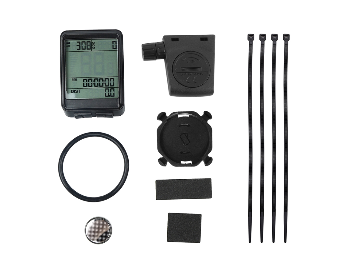 Velocímetro Inalámbrico Para Bicicleta Con Pantalla Lcd Resistente A La Lluvia, Ciclocomputador Multifuncional