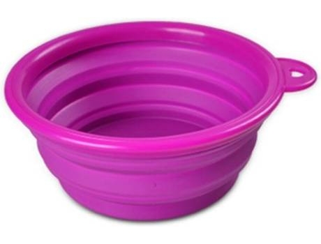 Bebedero Portátil para Perros y Gatos WJS (Rosa)
