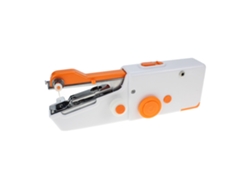 Mini máquina de coser portátil, ideal para costura rápida y bricolaje doméstico, para viajes, color naranja Siurn