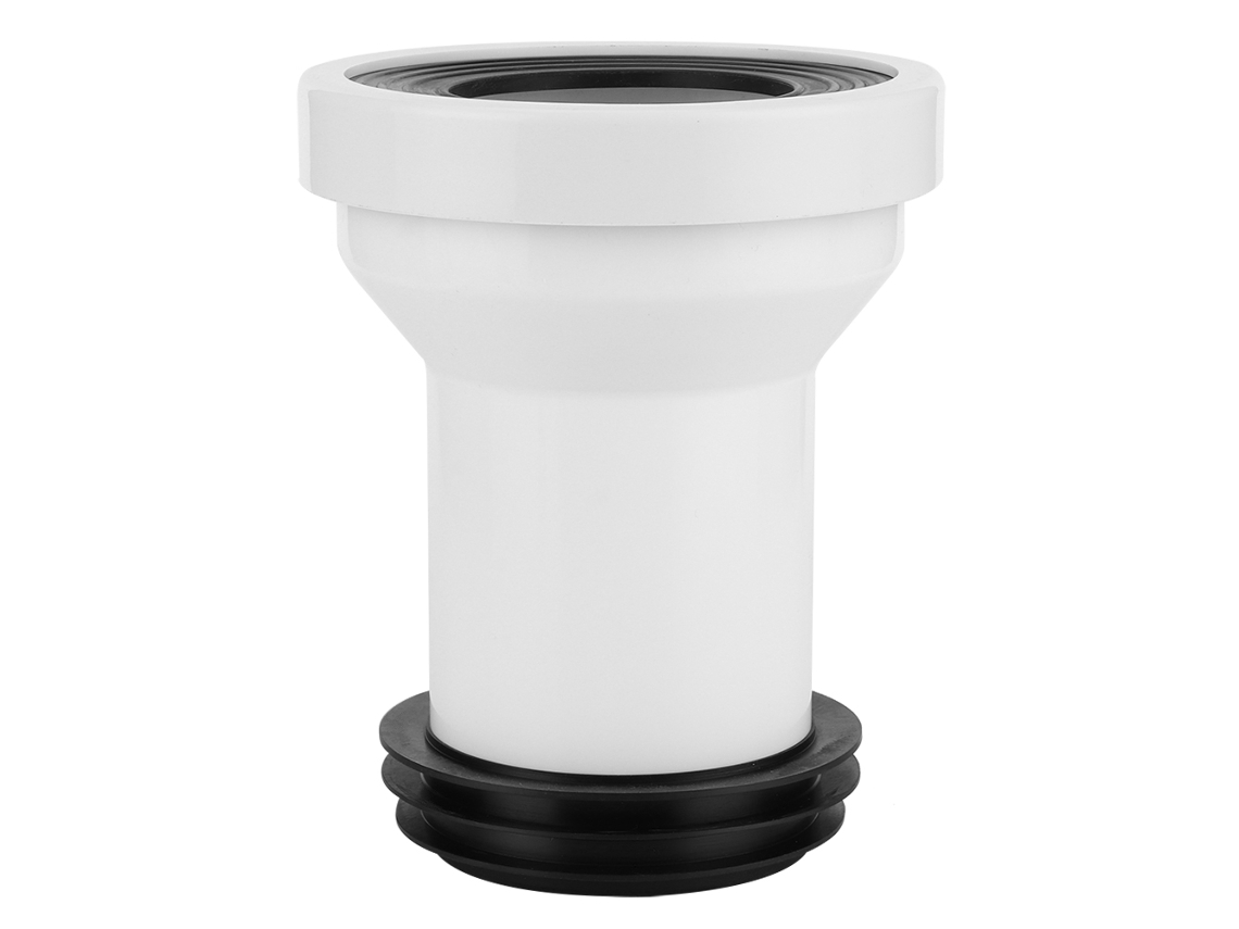 Adaptador De Conexão Para Vaso Sanitário Drenagem Tubo Saída Acessórios Pp Borracha 145mmx180mm