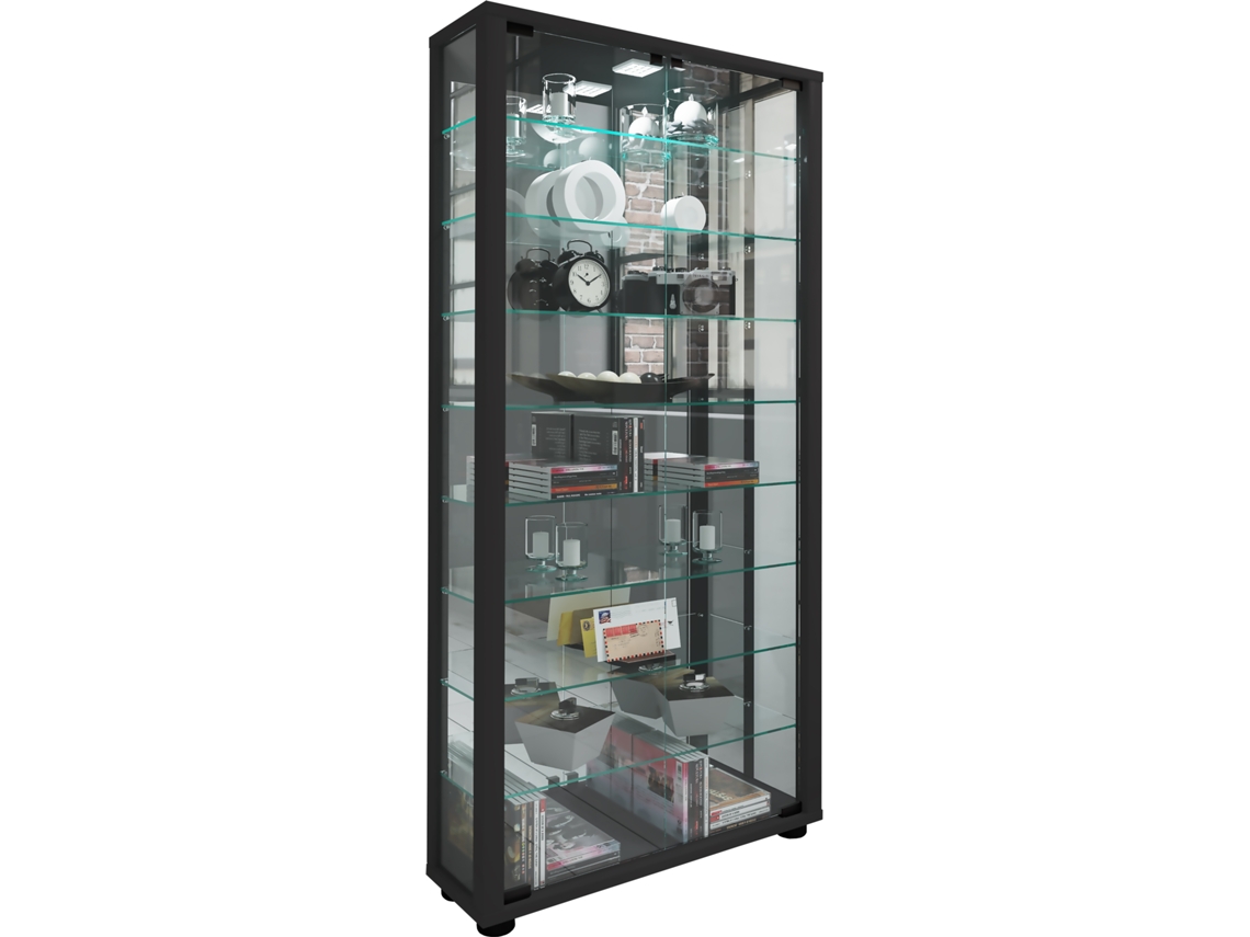 Expositor de cristal con espejo Lumo Maxi Vcm