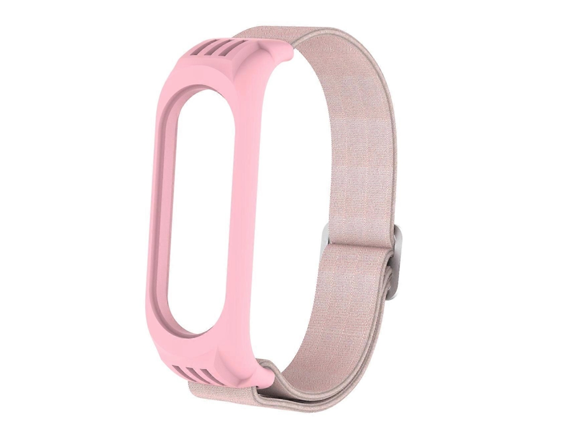 Pulsera elástica con hebilla en forma de ocho para Xiaomi Mi Band 3/4/5 (verde oscuro)