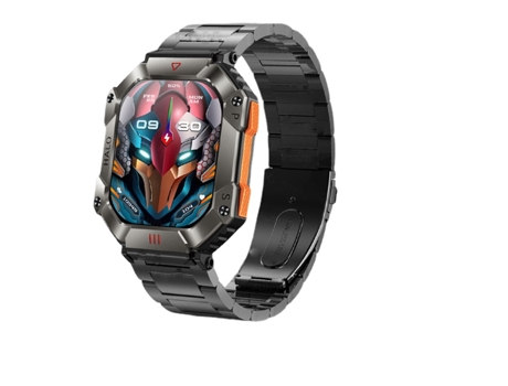 Reloj inteligente para hombre, relojes impermeables, Monitor de salud militar, voz AI, Bluetooth, llamada, reloj inteligente, brújula de aire de al...