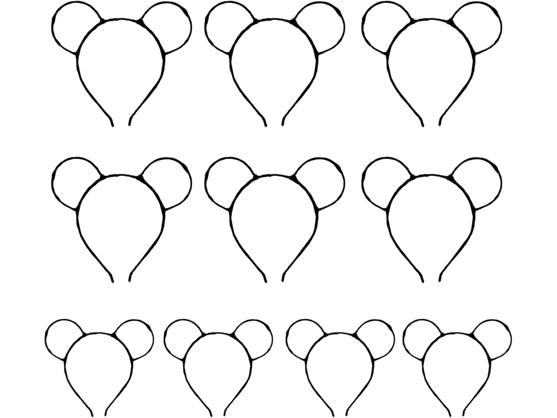 Juego De 10 Horquillas De Hierro Con Bordes Lisos Para Uso Diario Y Ocasiones Especiales.