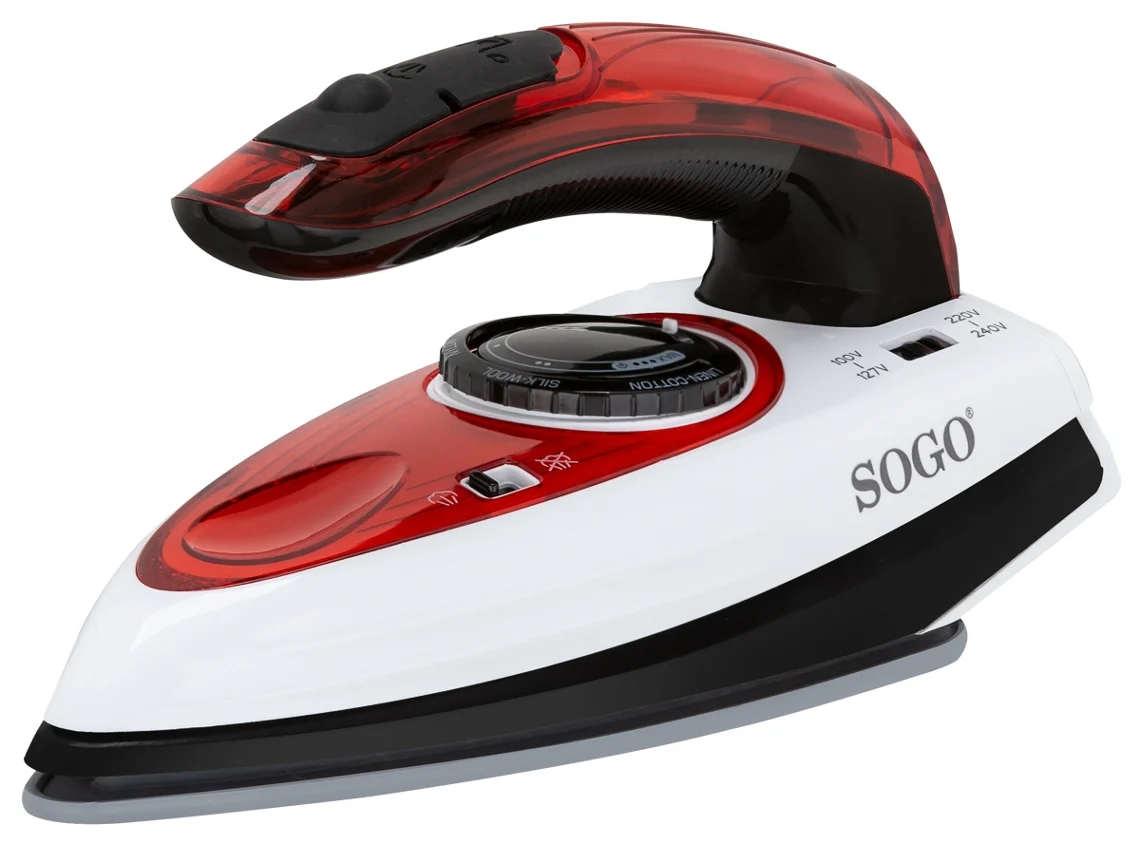 Plancha de Viaje SOGO PLA-SS-6175 (1100 W - Base Cerámica)