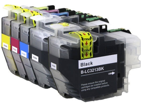Pack 5 Cartuchos para Brother LC3213 / LC3211 (CMYK)