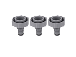 3 Válvulas De Drenaje Para Piscina De Repuesto P6h1419, Rosca Interna De 1,6 Pulgadas, Diámetro Externo De 1,3 Pulgadas, Color Gris.