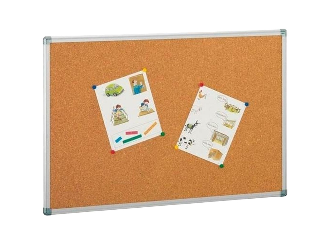 Tablero de Corcho Faibo Aluminio (90 x 120 cm)