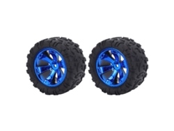 2 Neumáticos De Goma Resistentes A La Abrasión Para Coches Rc, Lado Izquierdo, Para Wltoys 144018-3000