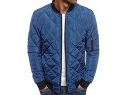 2026-chaqueta De Hombre Acolchada Bomber De Poliéster Chaqueta Exterior Casual Deportiva