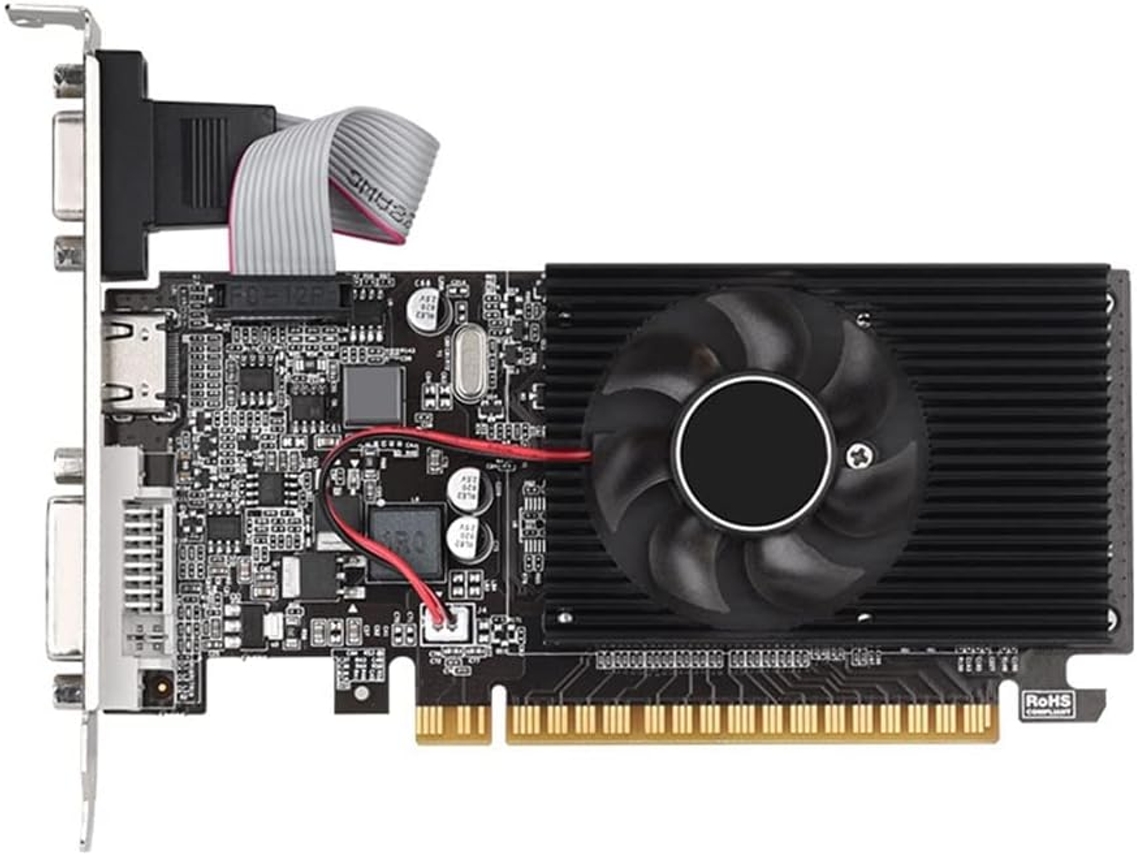 Tarjeta Gráfica Gpu Gt210 De 1 Gb Gddr3 De 64 Bits Pcie X16 2.0 Para Ordenador