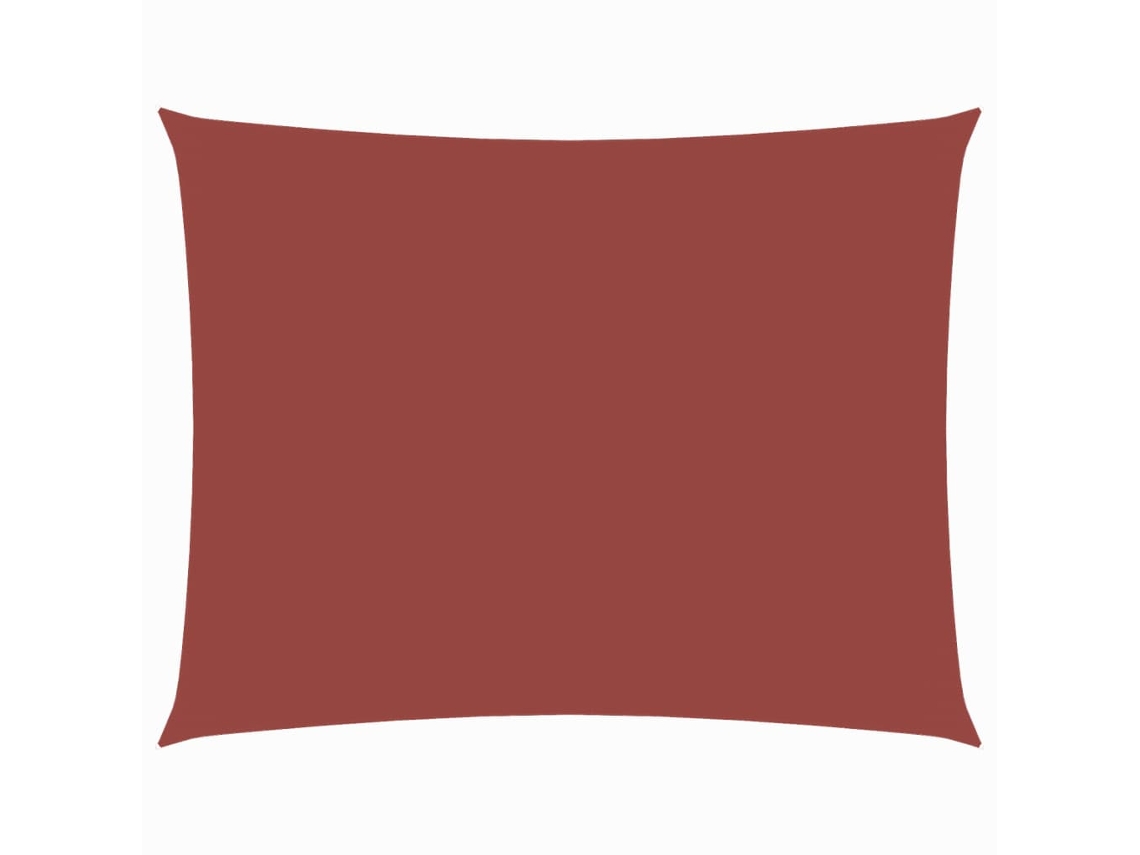 Maison Exclusive - Toldo De Vela Rectangular Tela Oxford Terracota 6x7 M