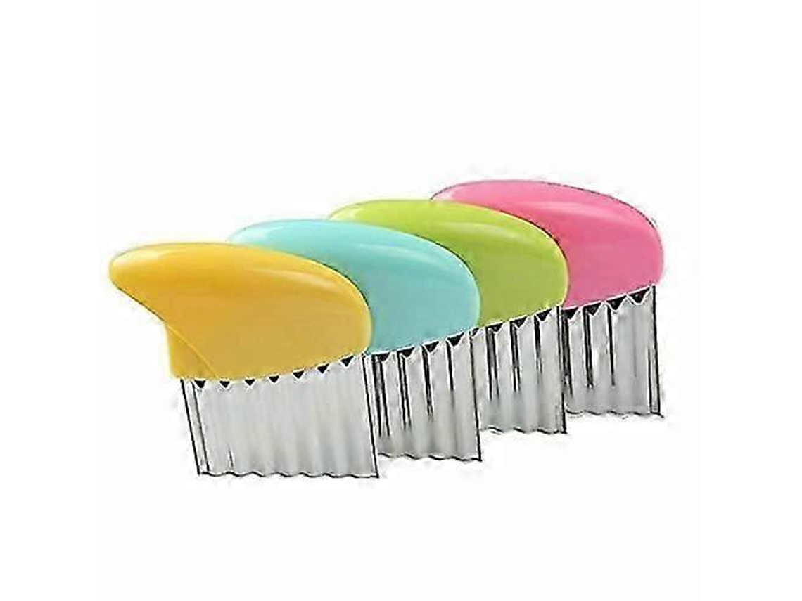 Cortador de verduras multifunción de acero inoxidable Rosewell para papas fritas y rebanadas (1 paquete)