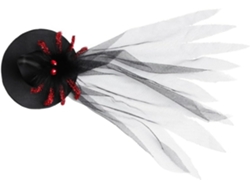 Sombrero Con Temática De Halloween, Elegante Tocado, Accesorio De Fiesta Con Clip.