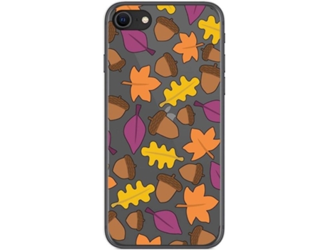 Carcasa iPhone SE 2020 TUMUNDOSMARTPHONE Dibujos Transparente Multicolor