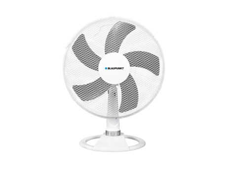 Ventilador de postre BLAUPUNKT BP2015 - Potencia 50W - 3 velocidades - Color blanco - 5 aspas