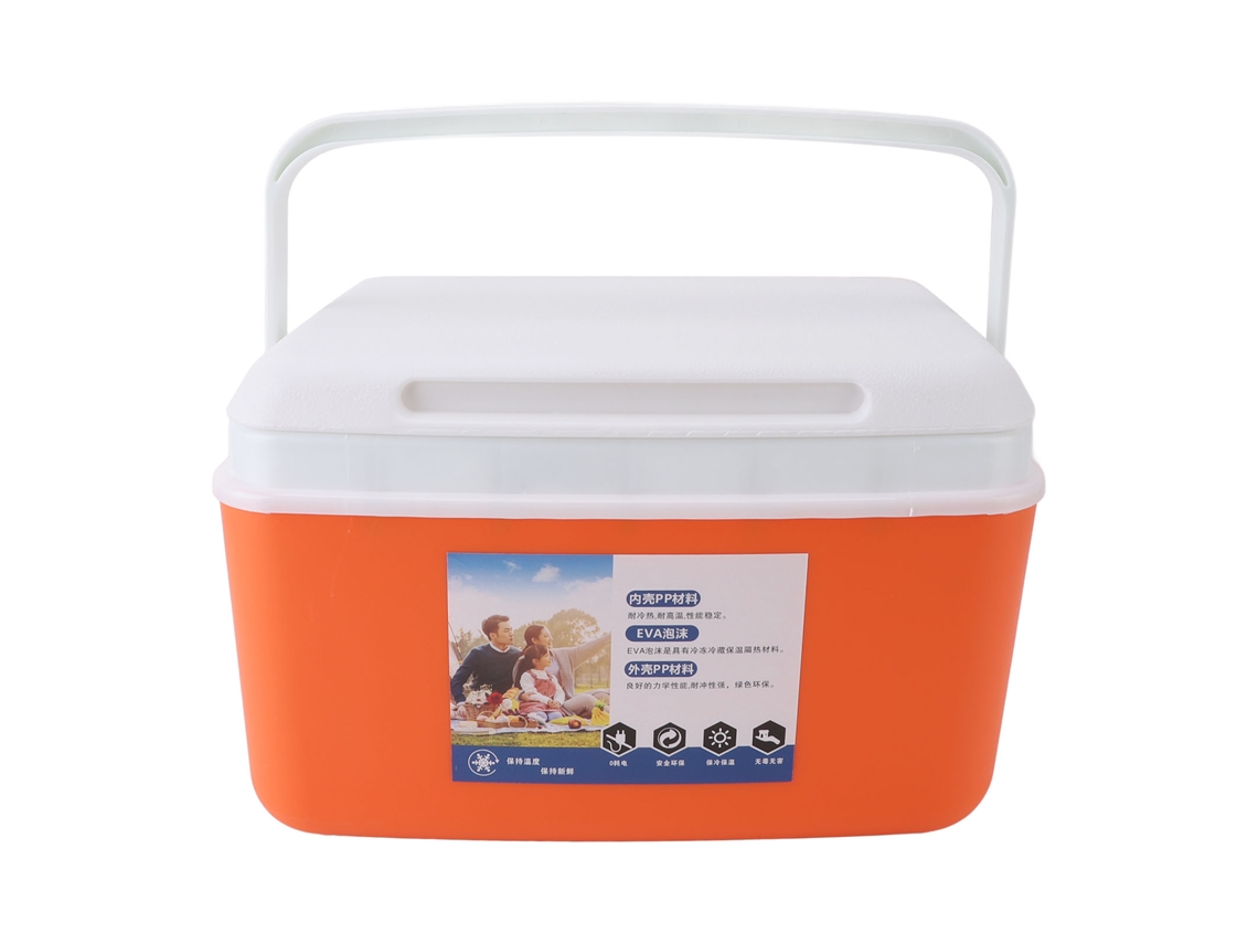 Nevera portátil aislante de 8 l, eficiente, con aislamiento térmico y frío, ideal para camping, picnic, playa, bebidas y pesca.