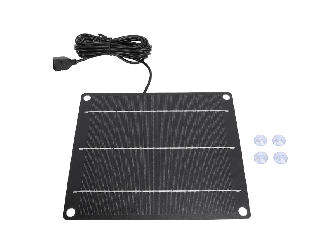 Cargador Solar Portátil 6w De Alto Rendimiento Conversión Energética Con Usb Multifuncional Para Camping