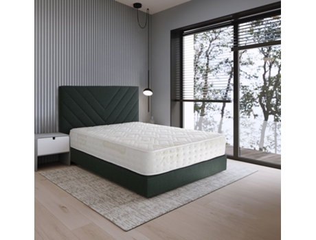 Colchón Sleep One Organic Altura Núcleo Bioform Alta Densidad Tejido Strech HÄUSBED Blanco (105x200)